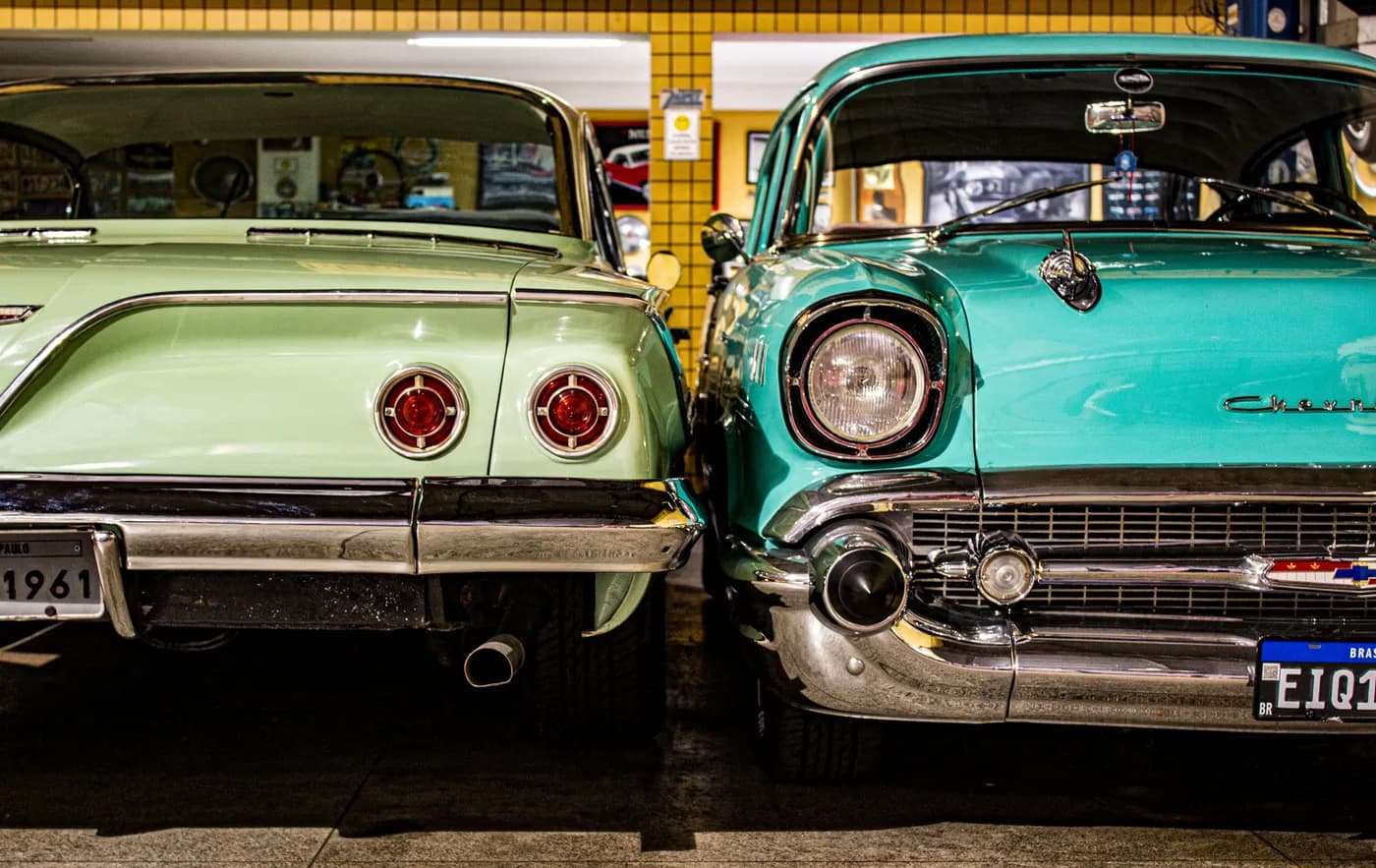 Classic car restoration project at Phantom Autobody
